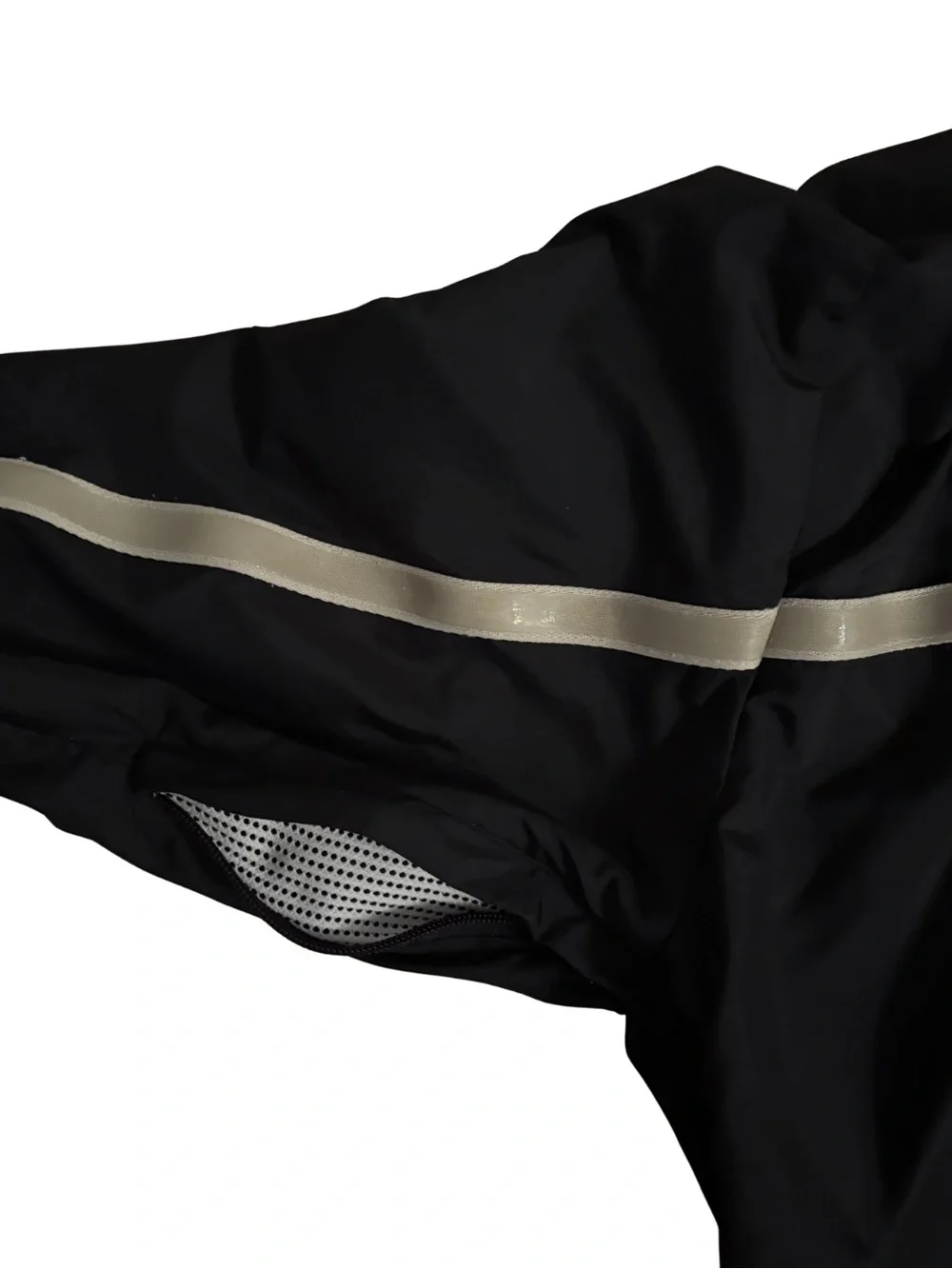 Enyce Y2K Windbreaker Jacket - Black with Reflective Stripe - Picture 6 of 7